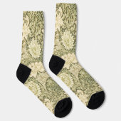 Chrysanthemum von William Morris, Vintag Art Socken (Rechts)