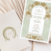 Chrysanthemum Wedding Einladungen William Morris