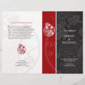 Chrysanthemum Wedding Program Flyer (Vorderseite)