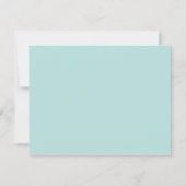 Chrysanthemum Wedding Response RSVP Karte (Rückseite)