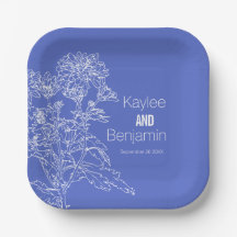 Chrysanthemum weiß auf blauen Blumen Hochzeit