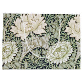 Chrysanthemum, William Morris große Geschenktasche Geschenktüte (Rückseite)