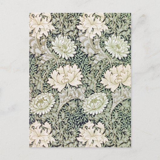 Chrysanthemum, William Morris Postkarte (Vorderseite)