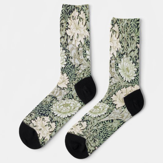 Chrysanthemum, William Morris Socken (Linkes Detail)