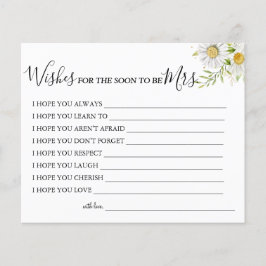 Chrysanthemum wünscht, dass der Bald Frau Karte wi