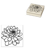 Chrysanthemum Zeichnend Gummistempel (Stempel)