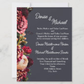 Chrysanthemum zu Polar Night Gray Einladung (Vorderseite)