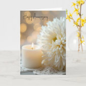 Chrysanthemum zum Hochzeitstag Karte (Gelbe Blume)