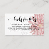 Chrysanthemumbücher für Babytickets Begleitkarte (Vorderseite)