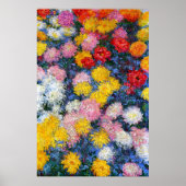 Chrysanthemums by Claude Monet Poster (Vorne)