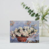 Chrysanthemums - Claude Monet Postkarte (Stehend Vorderseite)