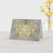 Chrysanthemums Karte (Gelbe Blume)