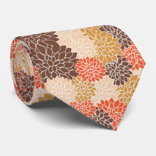 Chrysanthemums Krawatte