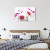 Chrysanthemums Leinwanddruck (Insitu (Schlafzimmer))