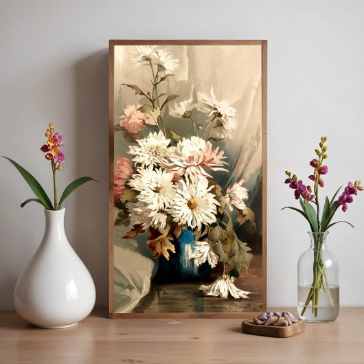Chrysanthemums Nr. 5 Poster