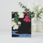 Chrysanthemums - Ohara Koson - Vintage japanische Postkarte (Stehend Vorderseite)