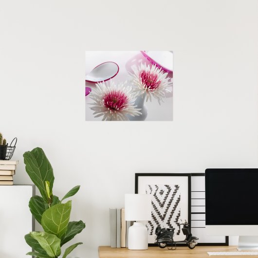 Chrysanthemums Poster (Heimbüro)
