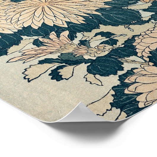 Chrysanthemums Poster (Ecke)