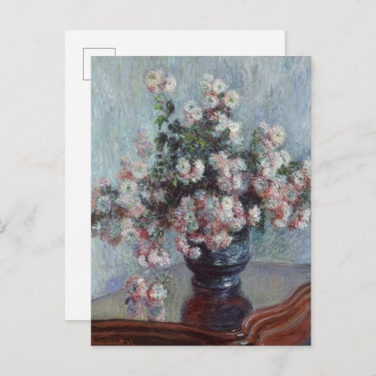 Chrysanthemums Postkarte (Vorne/Hinten)