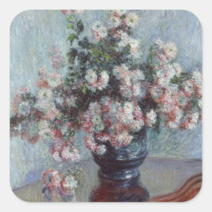 Chrysanthemums Quadratischer Aufkleber