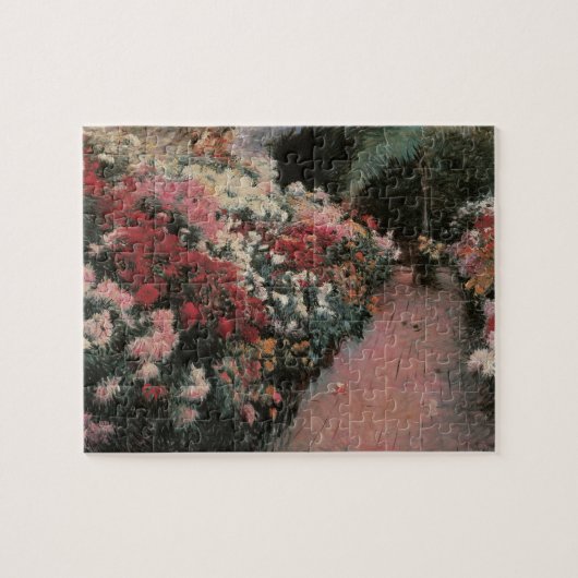 Chrysanthemums von Dennis Bunker Miller, Fine Art Puzzle (Horizontal)