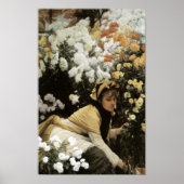 Chrysanthemums von James Tissot Fine Art Print Poster (Vorne)