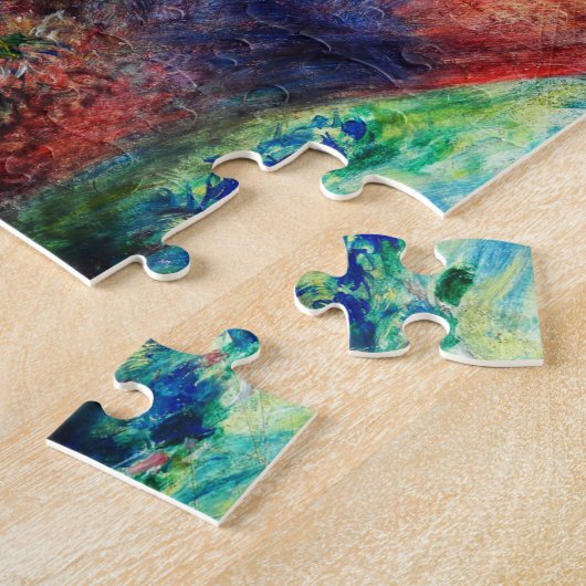 Chrysanthemums von Pierre-Auguste Renoir Puzzle (Seite)