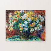 Chrysanthemums von Pierre-Auguste Renoir Puzzle (Horizontal)