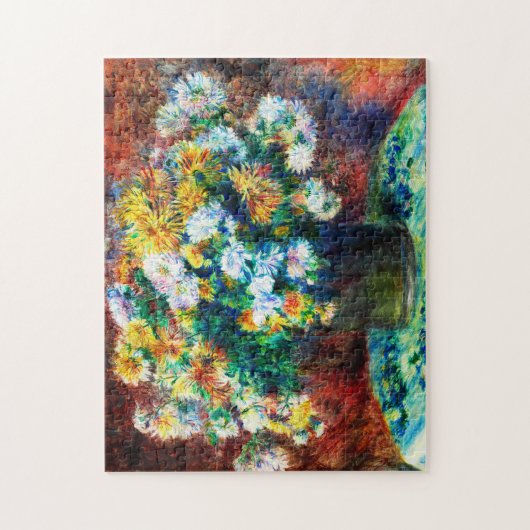 Chrysanthemums von Pierre-Auguste Renoir Puzzle (Vertikal)