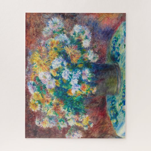 Chrysanthemums von Pierre-Auguste Renoir Puzzle (Vertikal)