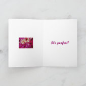 Chrysanthemums Wedding Geschenk Dankeschön Karte (Innenseite)
