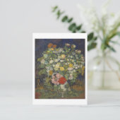 Chrysanthemums & Wild Blume Van Gogh Fine Art Postkarte (Stehend Vorderseite)