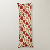 Chrysanths Texture Home Styling Boho Memory Foam Seitenschläferkissen (Rückseite (Vertikal))