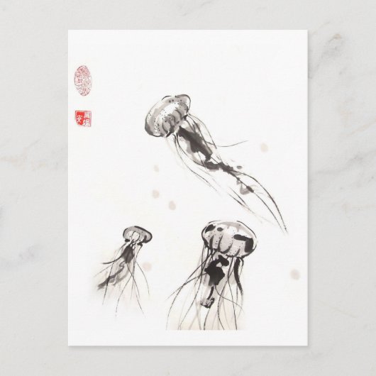 Chrysaora Jellyfish Postkarte (Vorderseite)