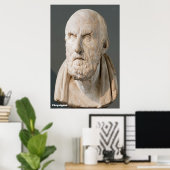 Chrysippus / Griechischer Philosoph Poster (Heimbüro)