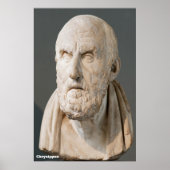 Chrysippus / Griechischer Philosoph Poster (Vorne)
