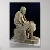 Chrysippus-Statue des griechischen Philosophen Poster (Vorne)