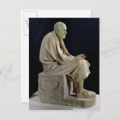 Chrysippus-Statue des griechischen Philosophen Postkarte (Vorne/Hinten)