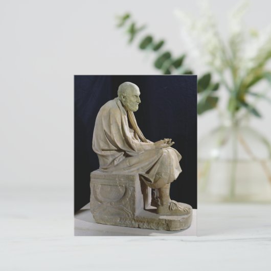 Chrysippus-Statue des griechischen Philosophen Postkarte (Stehend Vorderseite)