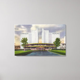 Chrysler-Bewegungsausstellung, Weltausstellung Leinwanddruck