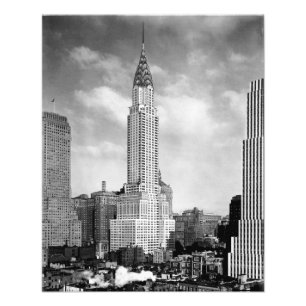 Chrysler Building, FOTO-DRUCK 1930 Fotodruck
