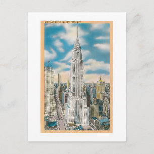 Chrysler Building, New York City Postkarte