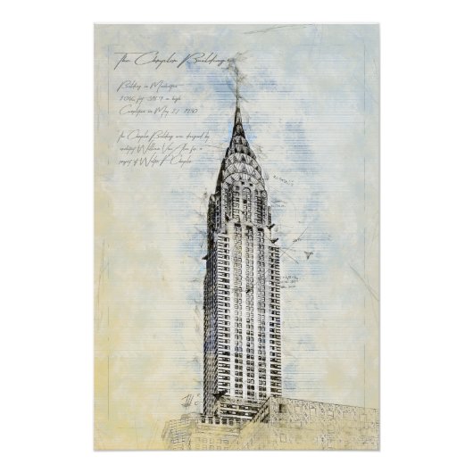 Chrysler Building Poster (Vorderseite)