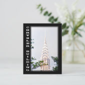 Chrysler Building Postkarte (Stehend Vorderseite)