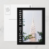 Chrysler Building Postkarte (Vorne/Hinten)