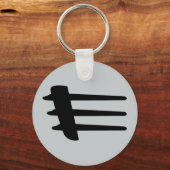 Chrysler Crossfire Side Strake Key Chain Schlüsselanhänger (Vorderseite)