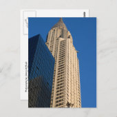Chrysler Gebäude 42. St. Postkarte (Vorne/Hinten)