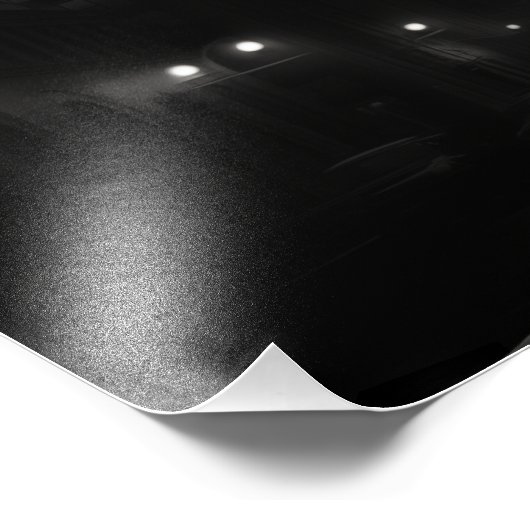 Chrysler Gebäude Black and White Fotodruck (Ecke)