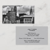 Chrysler-Gebäude, Flatiron Gebäude, Himmel-Haus BW Visitenkarte (Vorne/Hinten)