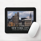Chrysler-Gebäude, Flatiron mit Wolken 2C Mousepad (Mit Mouse)